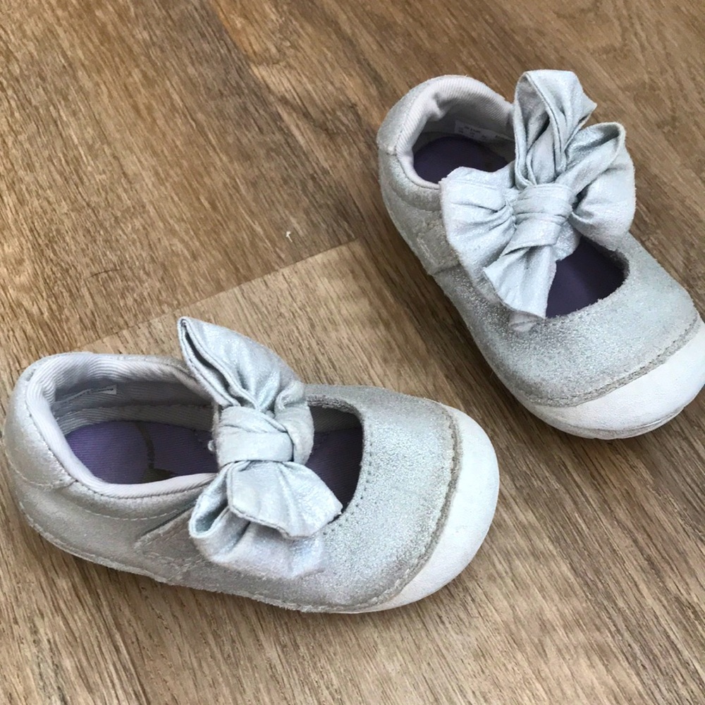 Stride Rite Silver Shoes